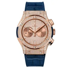 Часы Hublot Classic Fusion Chronograph King Gold Pave 42mm 521.OX.9010.LR.1704 030258