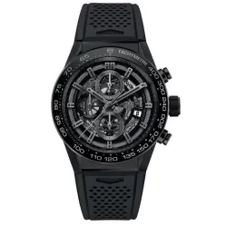 Часы TAG Heuer Carrera Calibre 01 Automatic Chronograph 45 мм CAR2A90.FT6071 210428