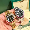 Часы Rolex GMT-Master II White Gold diamonds with sapphires rubies 116759 SARU 021117