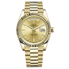Часы Rolex Day-Date 40 mm yellow gold 228238 Champagne-colour set with diamonds 020529