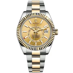 Часы Rolex Sky-Dweller Yellow Rolesor 326933 Champagne 022104