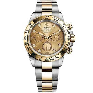 Часы Daytona Steel and Yellow Gold 116503 Champagne set with Diamonds 020821
