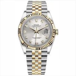 Часы Rolex Datejust 36 Steel and Gold Yellow Gold Fluted Bezel 116233 020349
