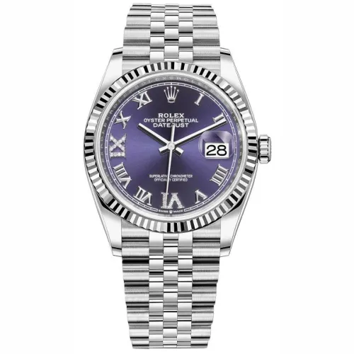 Часы Rolex Datejust 36 White Rolesor Bezel Jubilee Bracelet 126284RBR-0013 020350