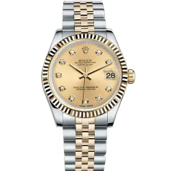 Часы Rolex Datejust 31 Datejust - Steel and Yellow Gold - Fluted Bezel - Jubilee M178273-0002 020218