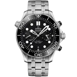 Часы Omega Seamaster Diver 300m Omega Co‑Axial Master Chronometer Chronograph 44 mm 210.30.44.51.01.001 290131