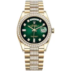 Часы Rolex Day-Date 36 Yellow gold Bezel set with diamond President Bracelet 128348rbr-0036 020634