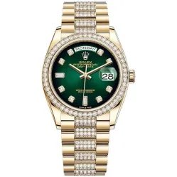 Часы Rolex Day-Date 36 Yellow gold Bezel set with diamond President Bracelet 128348rbr-0036 020634