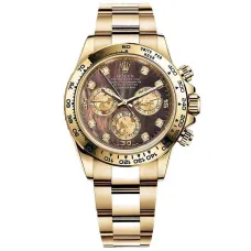 Часы Rolex Cosmograph Daytona Yellow Gold 116508 Black mother-of-pearl set with diamonds 020841