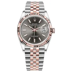 Часы Rolex Datejust 36 Dark rhodium Chromalight Jubilee 126231 020311