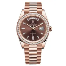Часы Rolex Day-Date II Chocolate set with diamonds 228345RBR 020561