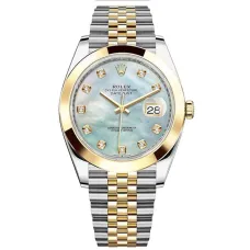 Часы Rolex Datejust 41 126303 White mother-of-pearl set with diamonds JB 020479