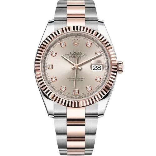 Часы Rolex Datejust 41 126331 Sundust set with diamonds Oyster Bracelet 0204113