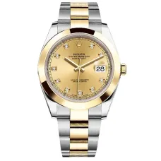 Часы Rolex Datejust 41 26303 Champagne set with diamonds Oyster Bracelet 020483