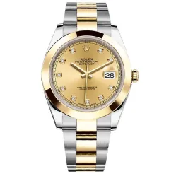 Часы Rolex Datejust 41 26303 Champagne set with diamonds Oyster Bracelet 020483